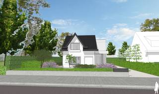 <p><strong>Volledig gerenoveerde woning met 3 slaapkamers, ruime tuin, carport en energiezuinige technieken dichtbij het centrum van essen</strong></p>
<p>Deze <strong>volledig gerenoveerde woning</strong>, door<strong> bouwonderneming Mark Raats</strong>, combineert een hedendaagse uitstraling met een ruime en doordachte indeling. Royale leefruimtes met grote raampartijen zorgen voor veel licht en een sterke verbinding met de tuin. Met <strong>3 slaapkamers</strong>, een dressing, moderne badkamer, praktische bergruimtes en een <strong>diepe tuin met carport en berging</strong> biedt deze woning comfortabel en energiezuinig gezinswonen. <strong>De oplevering is voorzien in april/mei 2027.</strong></p>
<p><strong>Gelijkvloerse verdieping<br /></strong>- Inkomhal met <strong>gastentoilet en ingemaakt wandmeubel<br /></strong>- Gezellige <strong>zithoek</strong> aan de voorzijde<br />- Royale en lichtrijke <strong>leefruimte met open karakter<br /></strong>- Grote raampartijen met een <strong>sterke verbinding naar terras en tuin<br /></strong>- Ruime <strong>open keuken met centraal eiland</strong> en aansluitend eetgedeelte<br />- Praktische <strong>berging</strong> met rechtstreekse buitendeur en ruimte voor nutsvoorzieningen<br />- Hedendaagse afwerking met <strong>ingewerkte plafondspots<br /></strong>- Woning is <strong>deels onderkelderd</strong></p>
<p><strong>Eerste verdieping<br /></strong>- Nachthal met <strong>afzonderlijk toilet<br /></strong>-<strong> 3 volwaardige slaapkamers<br /></strong>- Eén slaapkamer met <strong>aansluitende dressing<br /></strong>- Moderne badkamer met <strong>ruime inloopdouche en dubbele lavabo</strong></p>
<p><strong>Zolderverdieping<br /></strong>- Praktische <strong>bergzolder met vlizotrap</strong></p>
<p><strong>Tuin en buitenruimte<br /></strong>- <strong>Diepe tuin</strong> met ruimte voor groenaanleg, ontspanning en speelgelegenheid<br />- Ruim terras rechtstreeks aansluitend op de leefruimtes<br />- Mogelijkheid tot een verzorgde, hedendaagse tuinaanleg<br />- Afzonderlijke <strong>carport met tuinberging<br /></strong>- Ruime <strong>oprit met parkeergelegenheid voor meerdere wagens<br /></strong>-<strong> Regenwaterput van 10.000 liter</strong>, aangesloten op toiletten en buitenkraan</p>
<p><strong>Bijzonderheden<br /></strong>- <strong>Volledig gerenoveerde woning door bouwonderneming Mark Raats<br /></strong>- <strong>3 slaapkamers</strong>, waarvan één met dressing<br />- Moderne badkamer en <strong>2 afzonderlijke toiletten<br /></strong>- Royale leefruimte en <strong>open keuken met centraal eiland<br /></strong>- <strong>Diepe tuin, ruim terras en carport met berging<br /></strong>- Deels onderkelderd en bijkomende bergzolder<br />-<strong> Warmtepomp, ventilatiesysteem en zonnepanelen<br /></strong>-<strong> E-peil 25, en mogelijks 21<br />- Hoogwaardige aluminium </strong>ramen met <strong>isolerende beglazing </strong>(Ug 1,0 W/m²K)<strong><br /></strong>- Regenwaterrecuperatie van <strong>10.000 liter<br /></strong>- Gescheiden rioleringsstelsel<br />- Sterke combinatie van <strong>energiezuinigheid, ruimte en hedendaags wooncomfort<br /></strong>-<strong> Verkoop onder registratierechten mogelijk<br /></strong>- <strong>Opleverperiode april/mei 2027</strong></p>
<p><strong>Ligging</strong><br />Gelegen aan de <strong>Hofstraat in Essen</strong>, met een vlotte verbinding naar het centrum. Winkels, scholen, openbaar vervoer en dagelijkse voorzieningen bevinden zich in de omgeving. Ook de <strong>Nederlandse grens</strong> is vlot bereikbaar.</p>
<p><strong>Een volledig vernieuwde gezinswoning waar ruimte, tuinbeleving en energiezuinig wooncomfort mooi samenkomen.<br /></strong></p>
<p>Bewoonbare opp. 187 m² ref.: bruto vloeropp. EPC-certificaat.</p>
<p><strong> </strong></p>