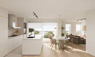 Droom je van een stijlvol, energiezuinig appartement op een ideale ligging in Kallo? Dit ruime nieuwbouwappartement in het centrum is ideaal.<br /><br />Je vindt er, een open lichtrijke leefruimte met eilandkeuken en een grote raampartij die uitgeeft op een mooi zuid gericht terras, 3 slaapkamers, afgewerkte badkamer, aparte toiletten, berging/wasplaats, ondergrondse parkeerplaats en fietsenberging, …<br /><br />Dankzij een geothermische warmtepomp, vloerverwarming, hoogrendementsbeglazing, zonnepanelen en slimme ventilatiesysteem bespaar je aanzienlijk op je energiekosten.<br /><br />Danneels werkt jouw appartement sleutel-op-de-deur voor je af met vaste afspraken over budget & timing. De keuken, badkamer & vloeren kan je zelf kiezen in de toonzalen van onze partners.