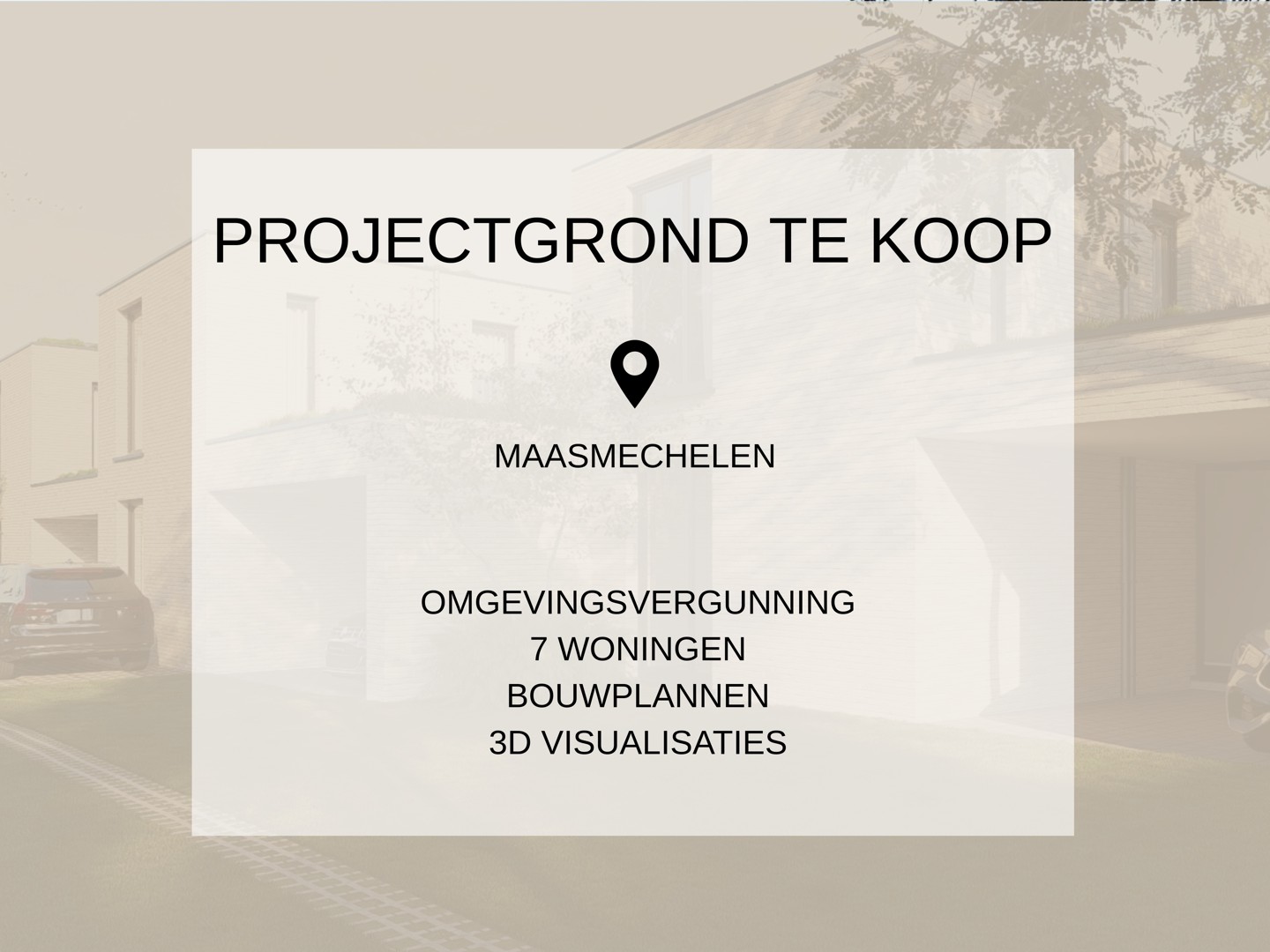 Projectgrond met goedgekeurde plannen voor 7 woningen - foto 1