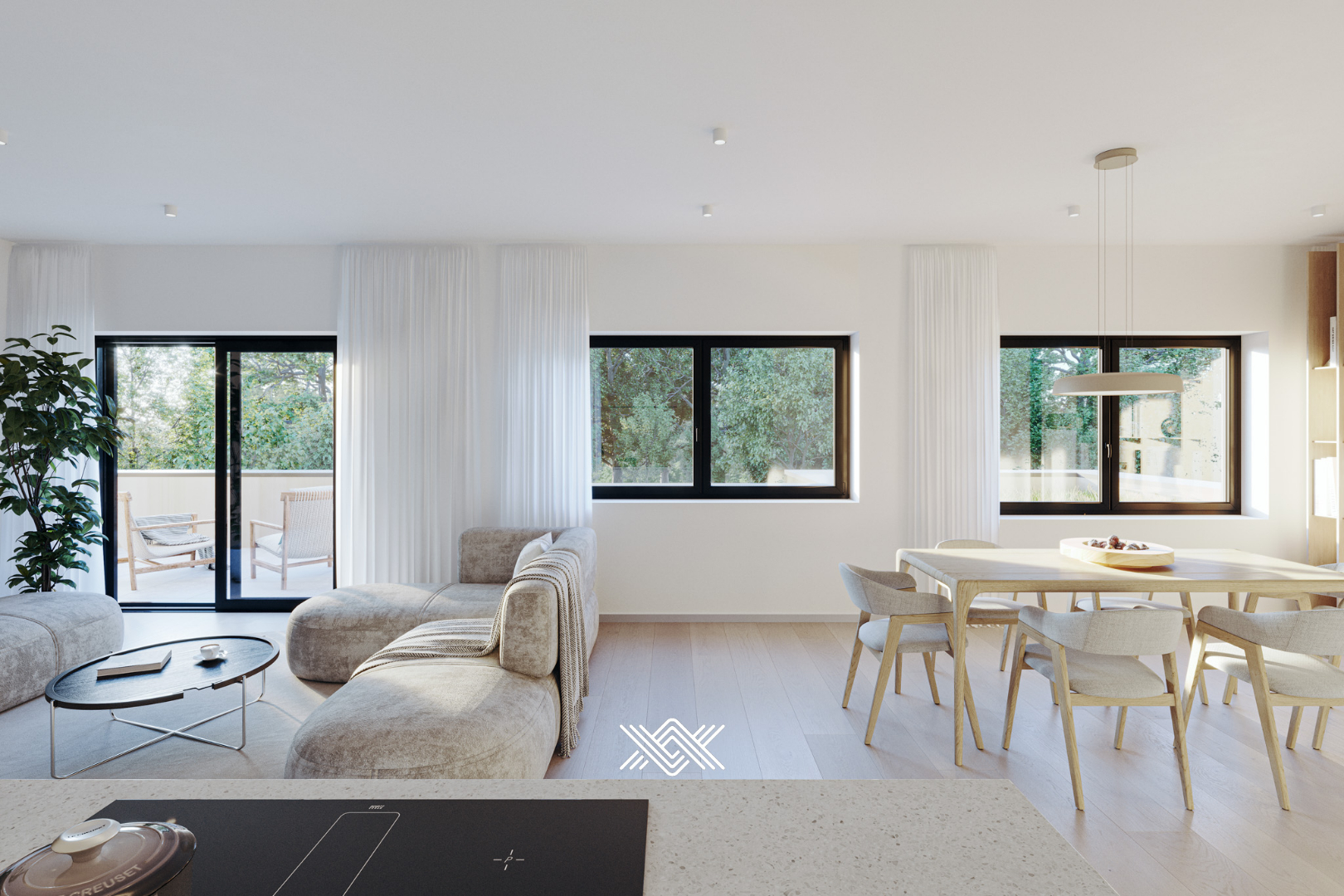 Appartement met drie slaapkamers en zonneterras - foto 5