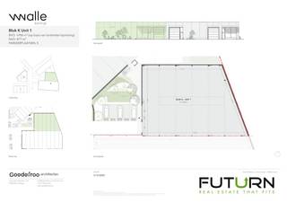 Nouvelle unité PME d'environ 749 m² dans le projet Walle Kortrijk.Dans une première phase, 3 bâtiments commerciaux seront construits sur le...