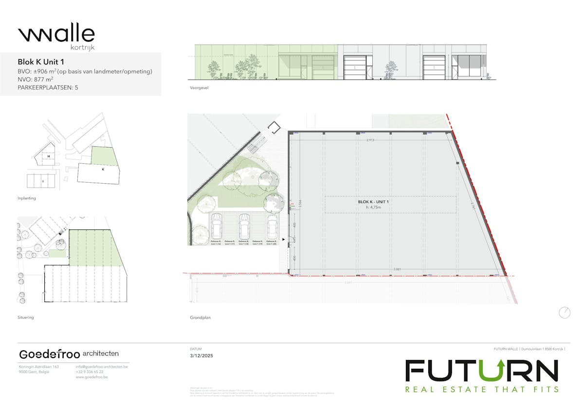 Nouvelle unité PME d'environ 749 m² dans le projet Walle Kortrijk - photo 2