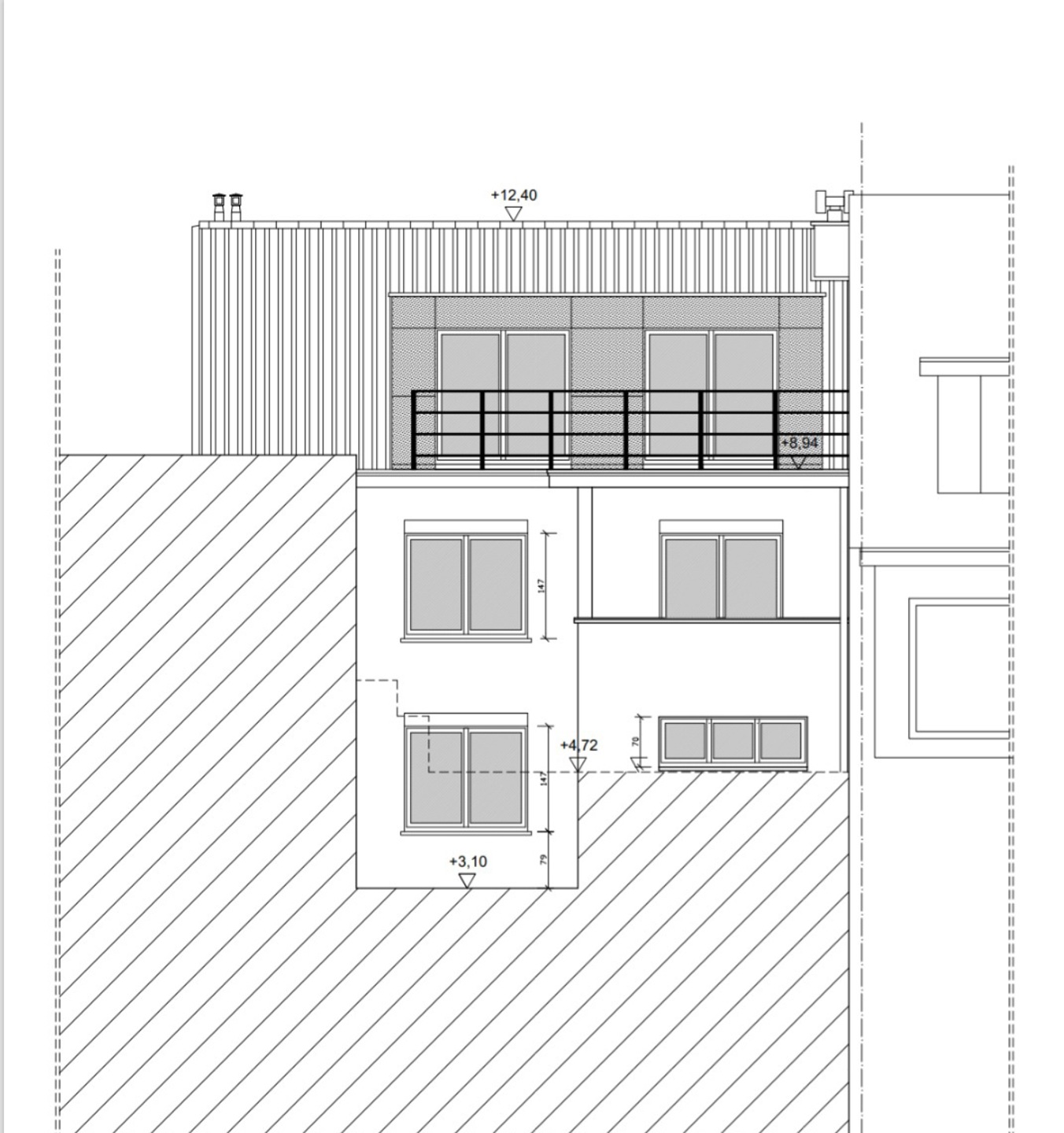 Appart 1 slpk+bureau met veel potentie en bouwvergunning. - foto 1