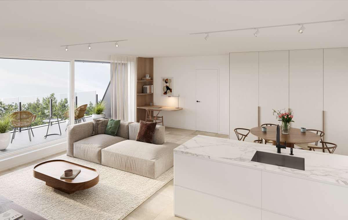 Nieuwbouwappartement met 2 slaapkamers en terras op TOPLOCATIE in Sint-Andries - foto 3