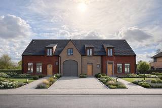 In de Geraardsbergenstraat in Ronse vindt u dit kleinschalige nieuwbouwproject bestaande uit 3 kwalitatieve woningen: 2 halfopen bebouwingen en 1 gesloten bebouwing.

Alle woningen zijn volledig instapklaar en afgewerkt met oog voor comfort en praktisch woonplezier. Elke woning beschikt over een eigen oprit en een aangenaam terras, ideaal om volop te genieten van de buitenruimte.

De woningen bevinden zich op mooie, ruime percelen variërend van 477 m² tot 669 m², wat zorgt voor extra leefcomfort en tal van mogelijkheden buiten.

Binnenin geniet u van een ruime leefruimte met open keuken, perfect als centrale ontmoetingsplaats voor het hele gezin. Verder zijn er 3 volwaardige slaapkamers, een volledig geïnstalleerde badkamer en een praktische zolderruimte die extra opbergruimte biedt.

Deze woningen vormen de ideale combinatie van ruimte, comfort en energiezuinig wonen, op een aangename ligging in Ronse.

Voor meer informatie: emiel@immobeguin.be