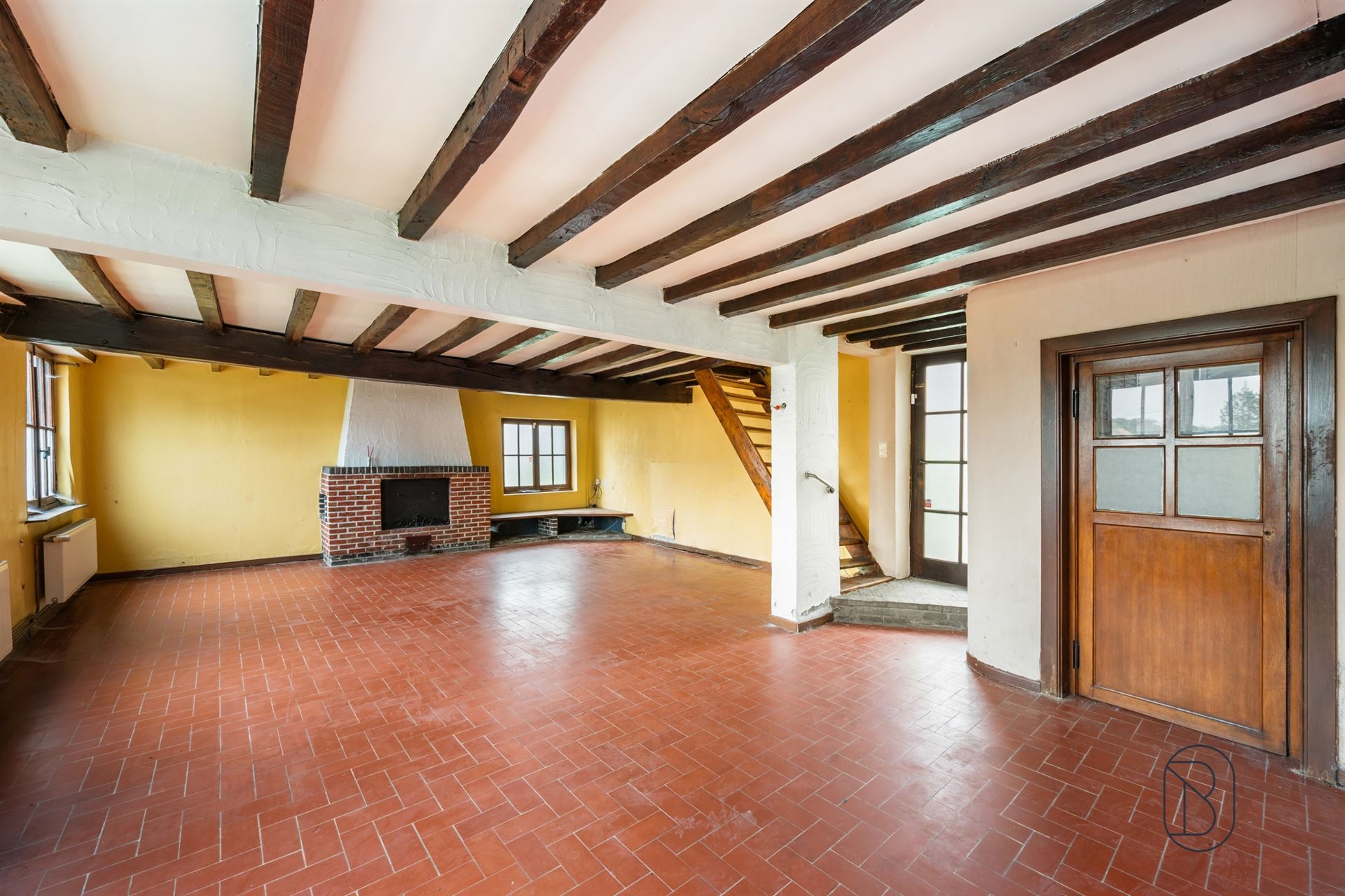 Charmante te renoveren fermette met 2 garages in Ronse - foto 5