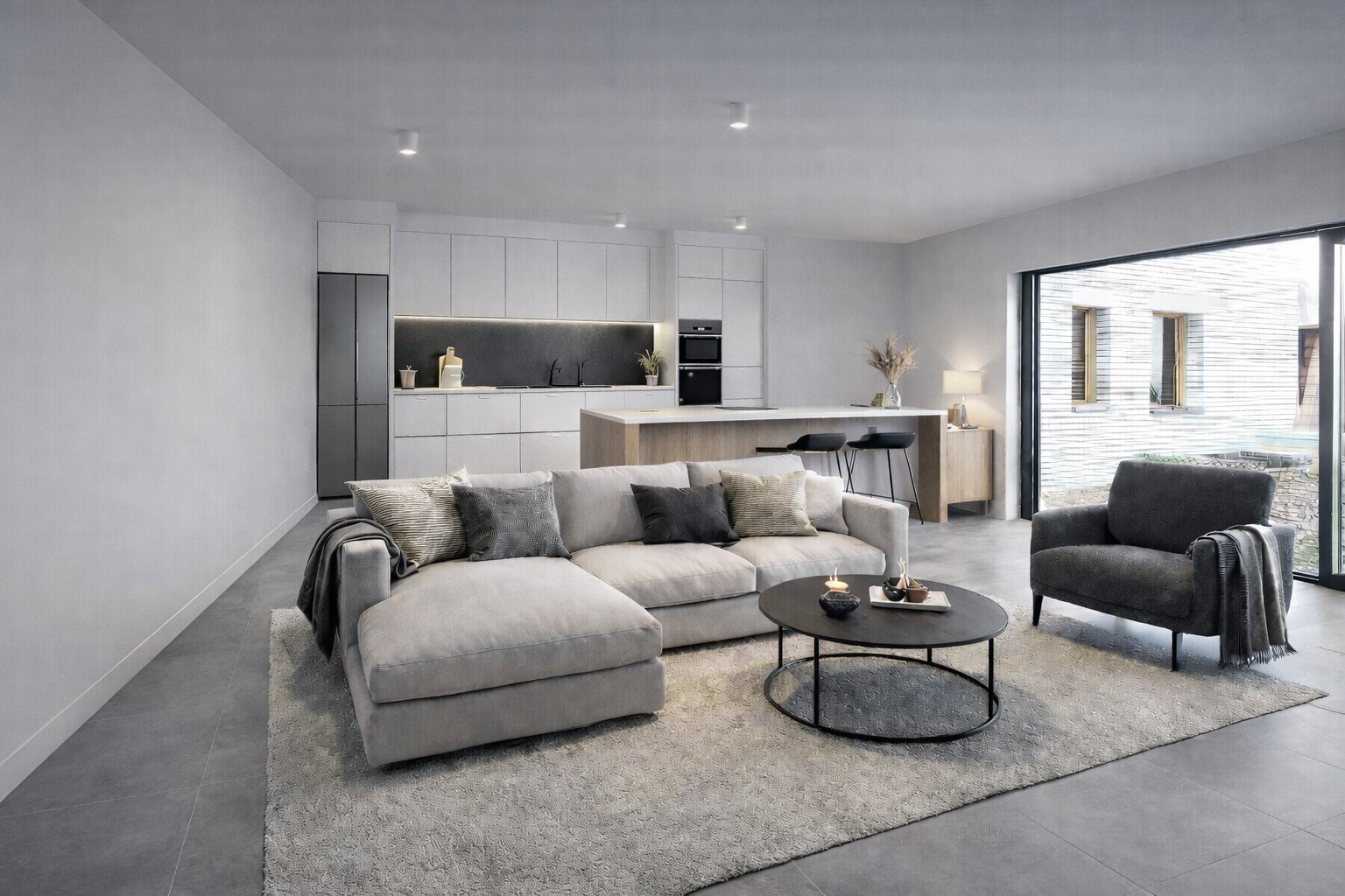 Volledig gerenoveerd gelijkvloers appartement te koop in Belzele - foto 2