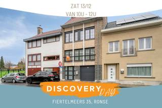 DISCOVERY DAY: Zat. 13/12 van 10u - 12u! Kom als eerste deze woning bezoeken! Opgelet, enkel op afspraak!www.fiertelmeers35.beMOOIE WONING IN...