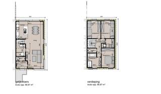 Deze halfopen beb. op lot 11 wordt gebouwd op een perceel van 181 m² en achteraan ontsloten door een uitweg die uitgeeft op je eigen parkeerplaats.<br />De tuinomheining en tuinhuis zijn reeds voorzien.<br />GLVLS: inkom, wc, ruime living met <strong>ingerichte keuken met eiland</strong> <strong>nog zelf te kiezen</strong> en berging. De grote raampartijen zorgen voor veel lichtinval.<br />1ste VERD.: drie slpk, wc, badk. met ligbad, douche en badmeubel met dubbele lavabo en berging. <br /><br />Energieneutrale woning (E-peil -12! = A+ - Label) dankzij het doorgedreven isolatiepakket, warmtepomp met vloerverwarming, zonnepanelen (6480 wp) en ventilatiesysteem D. Hiermee voldoe je aan de toekomstige normen en bespaar je uitermate op je woonkost.<br /><br />Ideaal gelegen in residentiële omgeving vlakbij tramhalte en vlotte fietsverbinding naar centrum Gent. Winkels en scholen zijn vlakbij.<br /><br />De kers op de taart? Een nieuwbouwwoning die sneller beschikbaar is dan normaal. Je koopt deze woning aan volgens de Wet Breyne.<br /><br />Meer info via 09 280 60 60 of info@durabrik.be.<br /><br />Bij verdere vragen neem rechtstreeks contact met Quirijn Pannecoucke 0476 66 61 39
