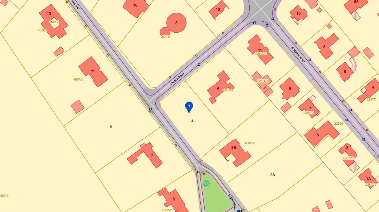 Spacious plot of building land of 1,863 m² for detached construction - photo 2