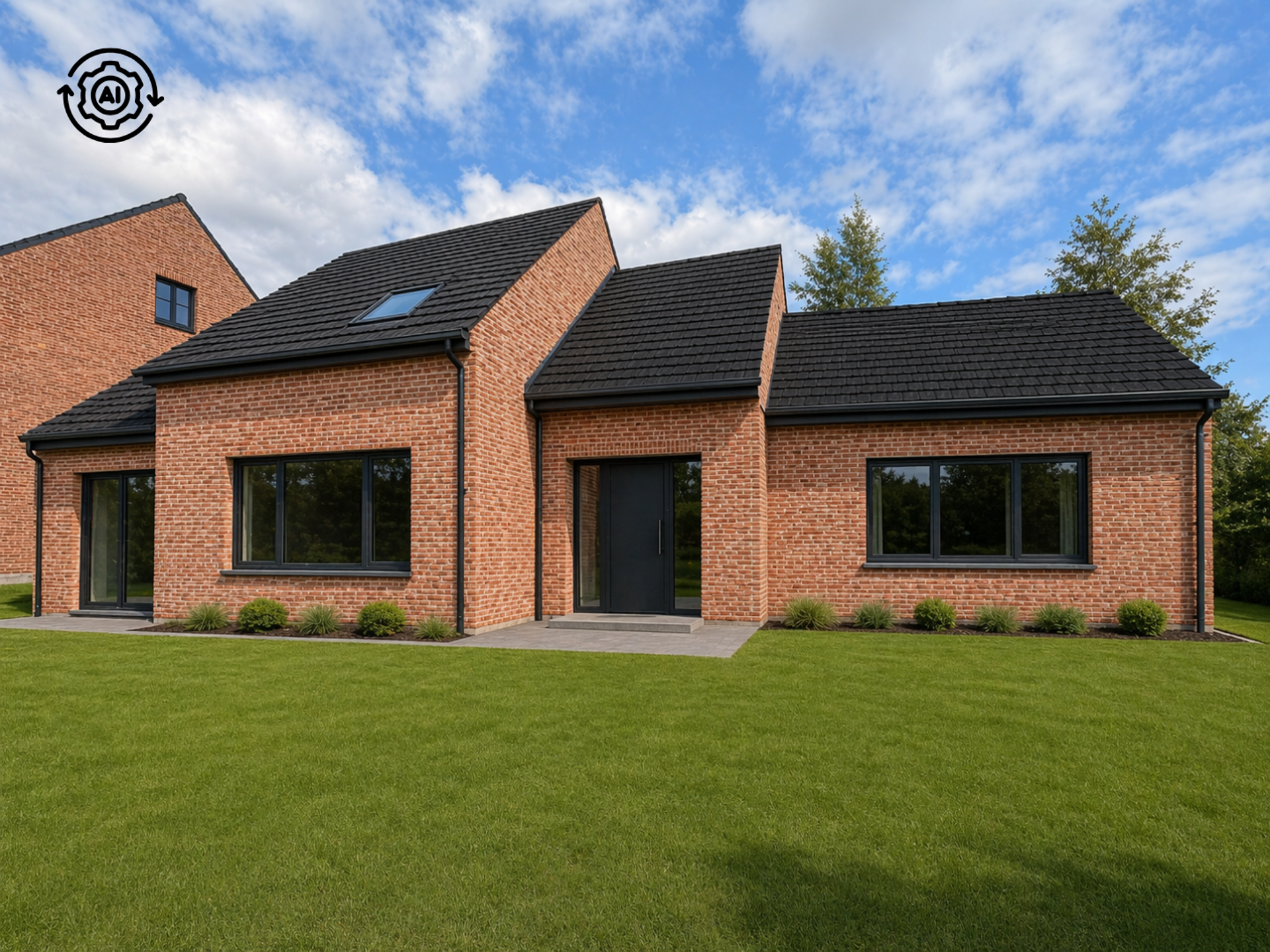 Landelijke nieuwbouwvilla langs de Steenweg in Gavere - foto 4