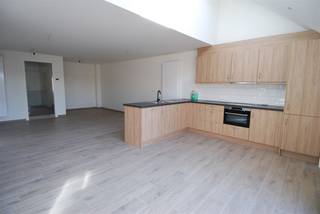 Volledig gerenoveerd duplex-appartement met 2 slaapkamers in het centrum van Maaseik. ALGEMEEN-Verwarming op aardgas.-Houten ramen met dubbele...