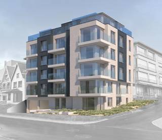 Découvrez la Residentie Duynhuys à Koksijde, une occasion unique de profiter d'un emplacement privilégié près de la plage et à quelques pas du centre-ville animé. <br /><br />Cette résidence exclusive se compose de 10 appartements modernes, chaque appartement bénéficiant d'une vue sur la mer grâce à son emplacement idéal à l'angle de la rue Gaston Lejeune et de la Joststraat.<br /><br />Le parking à vélos commun et le stationnement via un ascenseur rendent le projet non seulement pratique, mais aussi extrêmement confortable. <br /><br />Profitez de la combinaison parfaite entre la paix, la nature et le dynamisme de la côte, le tout à portée de main. Residentie Duynhuys vous offre le meilleur de ce que Koksijde a à offrir.