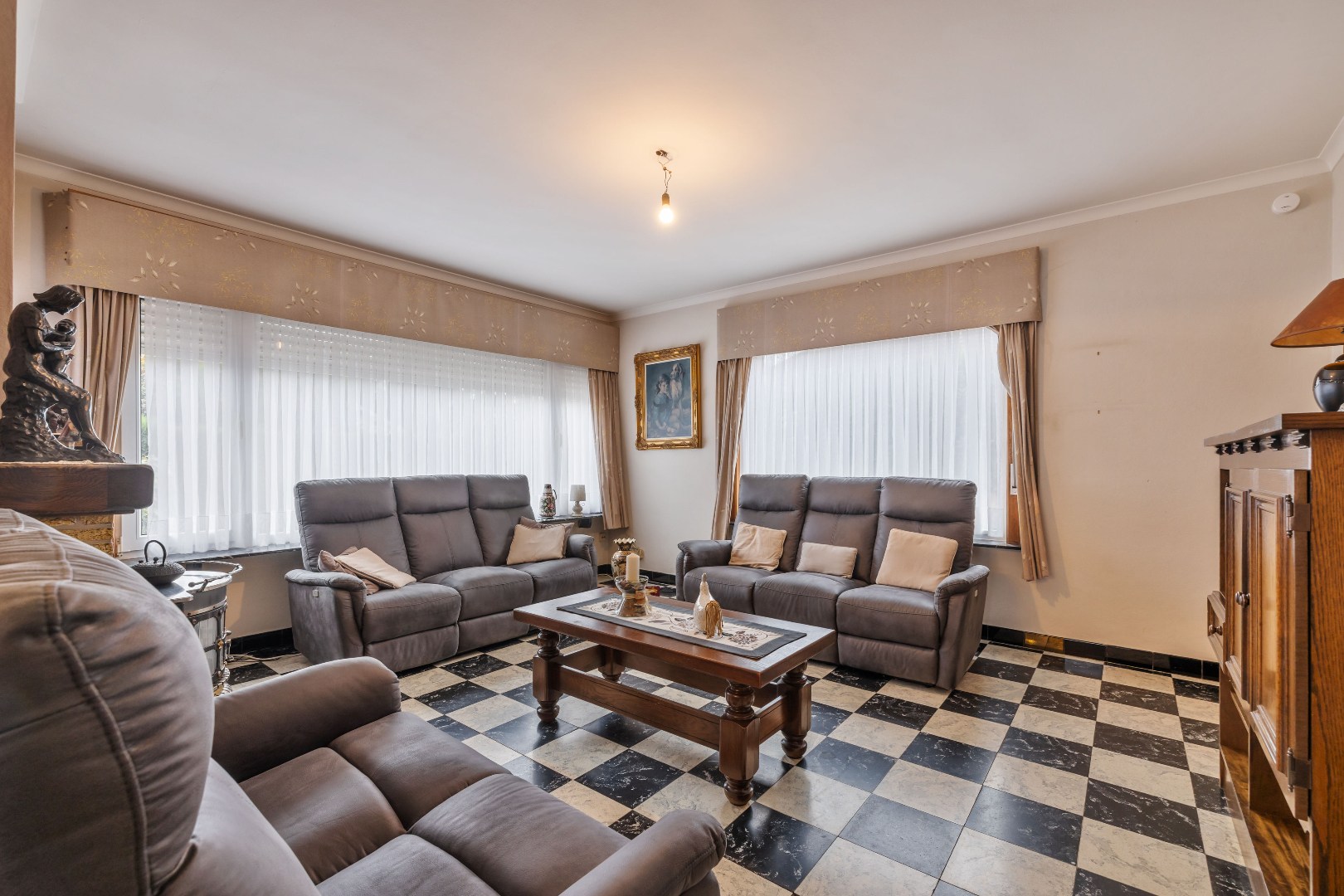 RUIME OPEN BEBOUWING MET 3 SLPKS, TUIN EN GARAGE IN MOERZEKE - DOODLOPENDE STRAAT! - foto 5