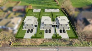<h3>Bouwgrond voor open bebouwing van ca. 870 m² in rustige residentiële verkaveling</h3>
<p>In een <strong>rustige en residentiële verkaveling</strong>, gekenmerkt door eengezinswoningen, bieden wij deze <strong>ruime bouwgrond voor open bebouwing</strong> aan met een oppervlakte van ca. <strong>870 m²</strong>. De ligging combineert <strong>rust en privacy</strong> met een <strong>goede bereikbaarheid</strong> naar winkels, scholen en belangrijke verbindingswegen.</p>
<p>Het perceel beschikt over een <strong>straatbreedte van ca. 15 m</strong> en een <strong>diepte van ca. 52 m</strong>. De voorziene bouwzone van ca. <strong>153 m²</strong> laat toe een <strong>hedendaagse gezinswoning of villa</strong> te realiseren, volledig volgens eigen architecturale wensen.<br />Dankzij de <strong>duidelijke en juridisch zekere verkavelingsvoorschriften</strong> geniet u maximale rechtszekerheid bij het bouwen.</p>
<p><strong>Bestemming:<br /></strong>- Residentieel wonen<br />- Enkel eengezinswoning toegestaan (zorgwoning inbegrepen)<br />- Geen meergezinswoning of woningsplitsing<br />- Beperkt vrij beroep of kantoor aan huis mogelijk (max. 40 m², ondergeschikt aan wonen)<br />- Geen commerciële bestemming</p>
<p><strong>Bouwvoorschriften (samengevat):<br /></strong><em><strong>Type bebouwing</strong><br /></em>- Open bebouwing<br />- Goedgekeurde verkaveling – privaat domein<br />- Geen gemeenschappelijke delen</p>
<p><em><strong>Afmetingen & inplanting</strong><br /></em>- Bouwbreedte: max. 9,00 m<br />- Bouwdiepte: gelijkvloers: max. 17,00 m en verdieping: max. 13,00 m<br />- Voorgevel op 8,00 m uit rooilijn en 17,00 m uit as van de weg<br />- Zijgevels op min. 3,00 m van de perceelsgrenzen<br />- Niet verplicht de volledige bouwzone te bebouwen</p>
<p><em><strong>Hoogtes & bouwlagen</strong><br /></em>- Maximaal 2 bouwlagen<br />- Hellend dak: + 1 dakverdieping mogelijk<br />- Plat dak: geen dakverdieping<br />- Max. kroonlijsthoogte: 6,50 m<br />- Max. nokhoogte: 11,00 m<br />- Vloerpeil max. 0,30 m boven straatniveau<br /><br /><em><strong>Dak & materialen</strong><br /></em>- Hellend dak (pannen, (kunst)leien of zink) of plat dak (roofing, rubber, grind of groendak)<br />- Dakuitbouwen niet toegestaan<br />- Zonnepanelen toegelaten conform regelgeving<br />- Gevelafwerking in gevelsteen en/of pleister, eventueel gecombineerd met hout, natuursteen of metaal (max. 20% per gevel)</p>
<p><em><strong>Ondergronds & bijgebouwen</strong><br /></em>- Ondergronds gedeelte toegestaan (beperkt tot bovengrondse bebouwde oppervlakte)<br />- Aangebouwde bijgebouwen (veranda, carport, uitbouw) toegelaten binnen bouwzone<br />- Open carport met plat dak (max. 3 m hoog) mogelijk in zijtuinstrook, mits voorwaarden<br />- Open carports en vrijstaande constructies samen max. 60 m² per lot</p>
<p><em><strong>Terrassen & verharding</strong><br /></em>- Niet-overdekte terrassen en verhardingen samen max. 70 m²<br />- Waterdoorlatende materialen verplicht (behoudens terras bij correcte afwatering)</p>
<p><em><strong>Tuin & terrein</strong><br /></em>- Vlak terrein<br />- Geen reliëfwijzigingen toegestaan<br />- Niet-bebouwde delen aan te leggen als tuin met groenaanplanting</p>
<p><strong>Troeven:<br /></strong>- Ruim perceel van ca. 870 m²<br />- Open bebouwing<br />- Rustige en residentiële ligging<br />- Duidelijke en flexibele bouwvoorschriften<br />- Ideaal voor gezinswoning of villa</p>
<p><strong>Vraag de volledige bouwvoorschriften op bij ons kantoor.</strong></p>