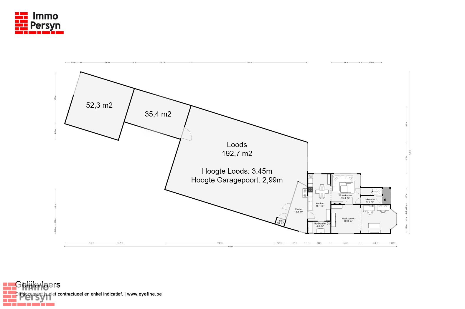 Woning met loods en aangrenzende bouwgrond te koop. 27 are - foto 4