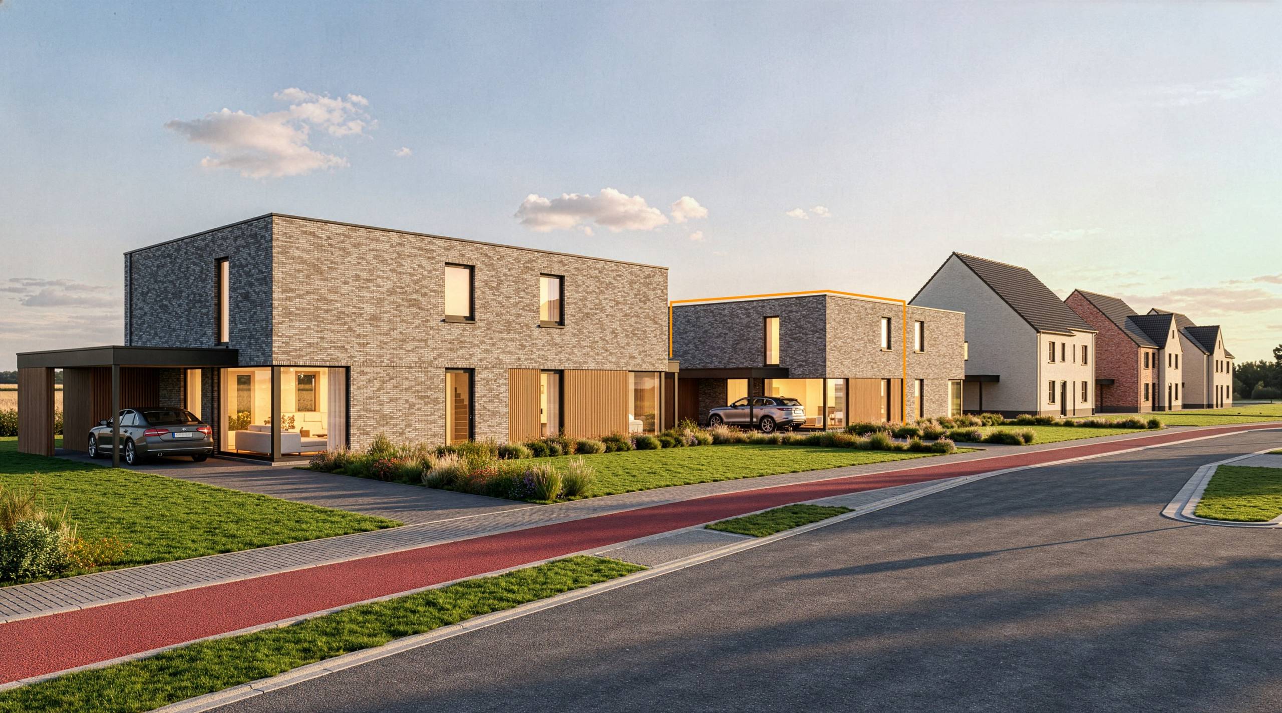 Moderne nieuwbouwwoning met 3 slaapkamers op een perceel van 5a93ca - foto 1
