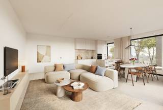 Ruim 2-slpk appartement op het gelijkvloers met 95 m² wooncomfort en een breed terras van 34 m² dat uitkijkt op het groen. Grote ramen zorgen voor veel licht. Ideaal voor wie rustig en energiezuinig wil wonen in Schelle, op wandelafstand van winkels en openbaar vervoer. Slimme indeling met open leefruimte en moderne keuken.<br /><br />Dankzij een geothermische warmtepomp, vloerverwarming, hoogrendementsbeglazing, zonnepanelen en slimme ventilatiesysteem bespaar je aanzienlijk op je energiekosten.<br /><br />Sleutel-op-de-deur afgewerkt volgens jouw smaak. Inclusief staanplaats, berging en fietsenstalling.