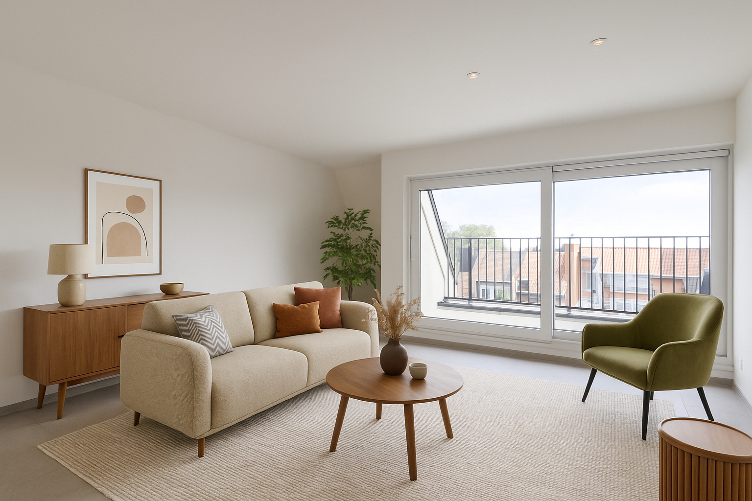 Nieuwbouwduplex met 2 slaapkamers te Eeklo (6% BTW mogelijk) - foto 1