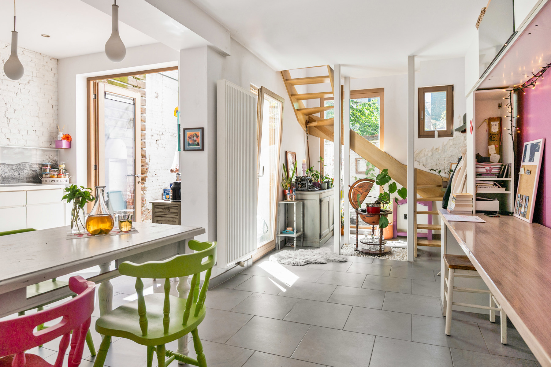 Karaktervolle maisonnette met stadstuin in hartje Antwerpen - foto 1