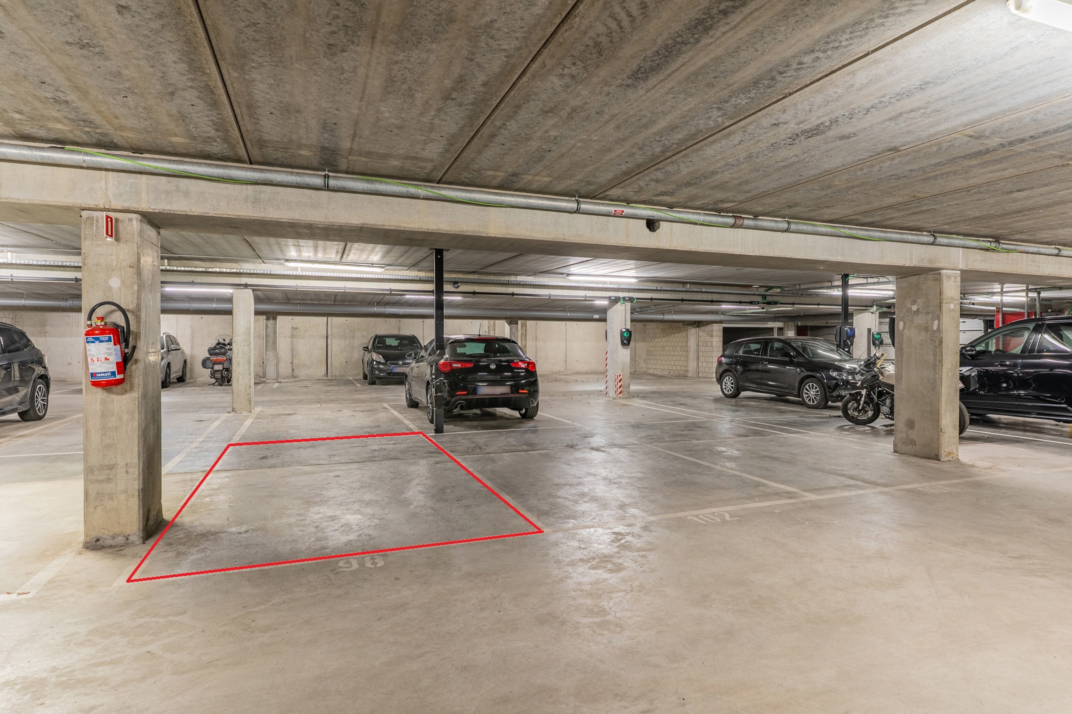 Ondergrondse staanplaats in de Anco Toren met laadinfrastr. - foto 4
