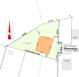 Ruim perceel bouwgrond voor open bebouwing gelegen aan het uiteinde van een rustige woonstraat. Het perceel maakt deel uit van een...