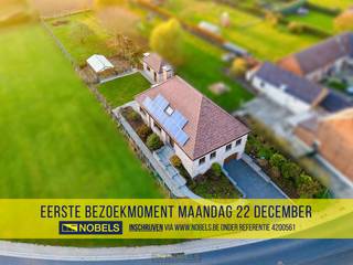 1ste bezoekdag maandag 22 december! Inschrijven kan via www.nobels.be onder referentienummer 4200561.ROYALE VILLA met VOLLEDIGE ONDERKELDERING en...
