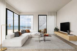 Met veel plezier stellen wij u Residentie Starliner voor, een stijlvol en eigentijds nieuwbouwproject op de hoek van de Hofstraat en Londenstraat in Oostende, vlakbij de havengeul en op korte afstand van zee en strand. Deze kleinschalige residentie omvat een handelsruimte, 10 comfortabele appartementen met 2 of 3 slaapkamers en een ruime penthouse. De appartementen beschikken over aangename en doordacht ingedeelde leefruimtes, grote glaspartijen en ruime terrassen. De combinatie van gevelsteen en architectonisch beton zorgt bovendien voor een moderne, warme en tijdloze uitstraling. Ook aan praktisch wooncomfort werd gedacht. In de ondergrondse verdieping bevinden zich privatieve bergingen en op het gelijkvloers is er een ruime fietsenberging. Het gemeenschappelijke stadstuintje zorgt voor een aangename groene toets. Daarnaast bestaat de mogelijkheid om een parkeerplaats aan te kopen tegenover het gebouw. De uitstekende ligging is een absolute troef. Het bruisende centrum van Oostende, de Zeedijk, het strand, openbaar vervoer, winkels en restaurants bevinden zich allemaal op wandelafstand. Of u nu op zoek bent naar een vaste woonst, tweede verblijf aan zee of interessante vastgoedinvestering, Residentie Starliner biedt een mooie combinatie van ligging, architectuur en hedendaags wooncomfort. Interesse? Contacteer ons voor meer informatie over de beschikbare appartementen, prijzen of een afspraak.