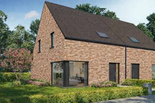 We begeleiden u doorheen het complete bouwproces en helpen bij iedere materiaalkeuze. Nieuw te bouwen halfopen woning. Ligging net buiten het...