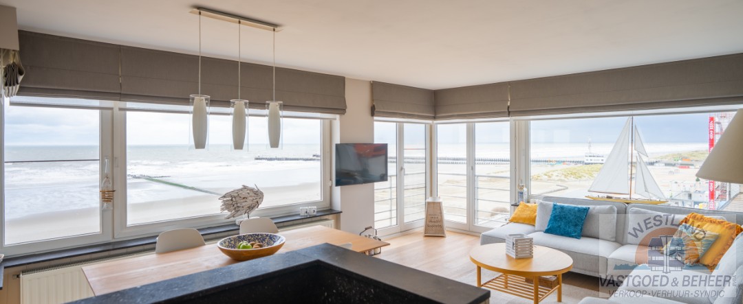 Appartement prêt à emménager avec vue frontale sur la mer – Digue de  mer à Nieuwpoort - photo 4