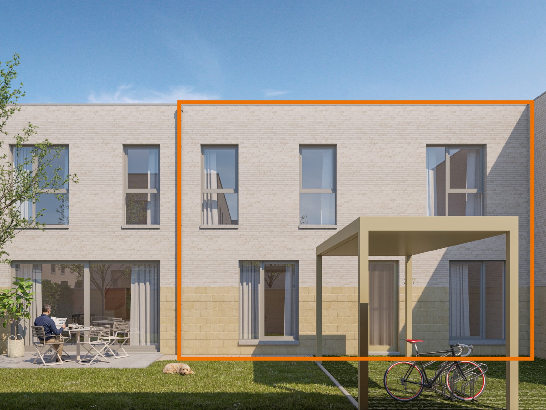 LOT 317 Moderne halfopen energiezuinige woning (195 m²) met 5 slaapkamers - foto 1