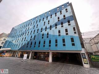 Gunstig gelegen staanplaats in historische stadskern van Oostende - afgesloten garagecomplex "Ostend David Langestraat" met badge - 4° verdieping...