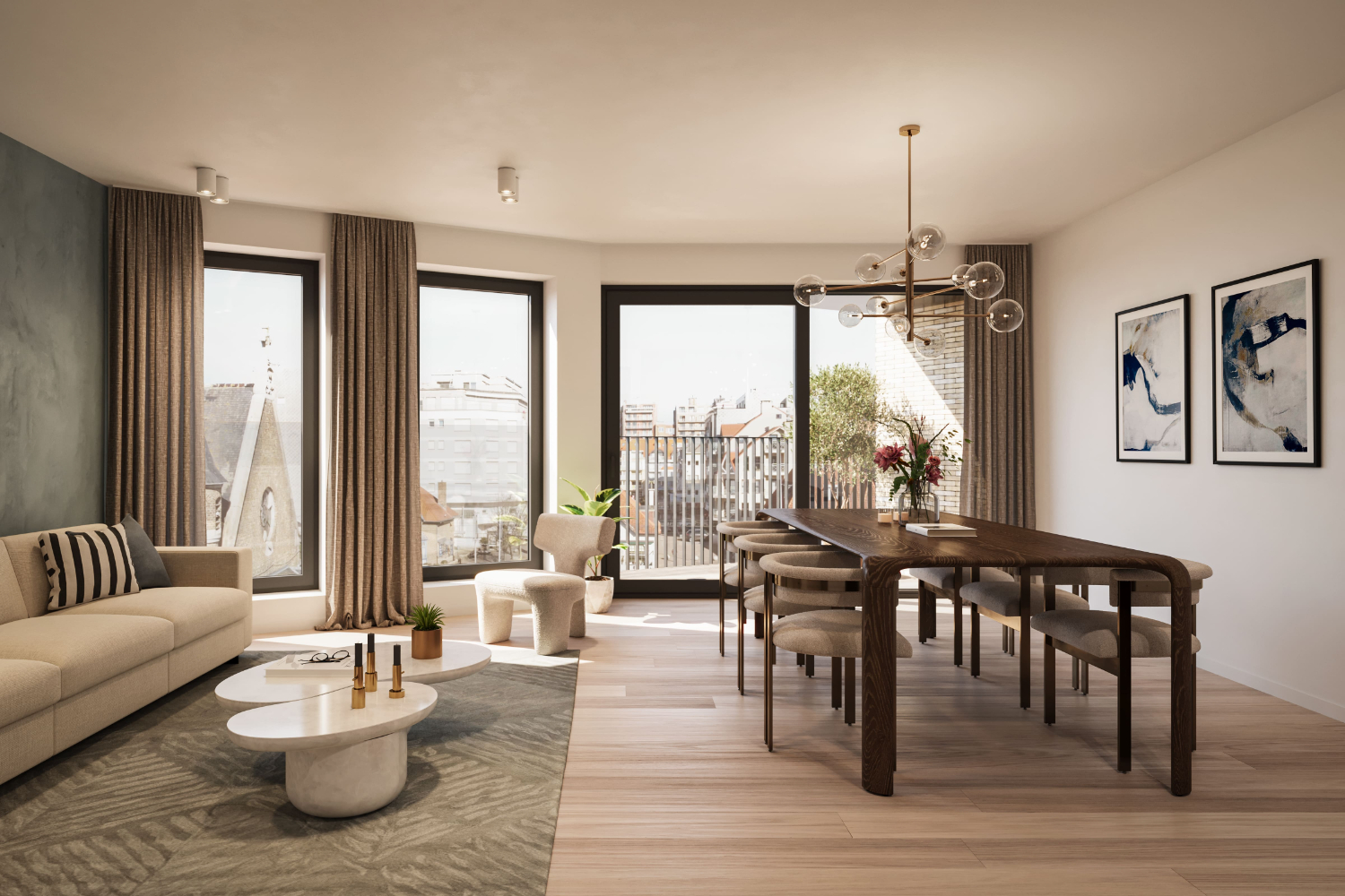 Nieuwbouw duplex app met 2 slpk vlakbij zee - foto 4