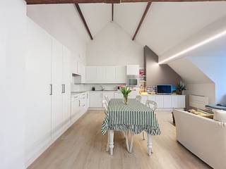 INDELING: 3°V.: - ruime lichtrijke leefruimte - ingerichte open keuken - gezellig terras aan achterzijde - slaapkamer met inmaakkasten - badkamer...