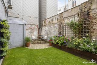 Gezellige woning met een bewoonbare oppervlakte van ca. 130m² + 22m² overdekte berging/opslag met toegang tot het gezellig tuintje.Indeling van...