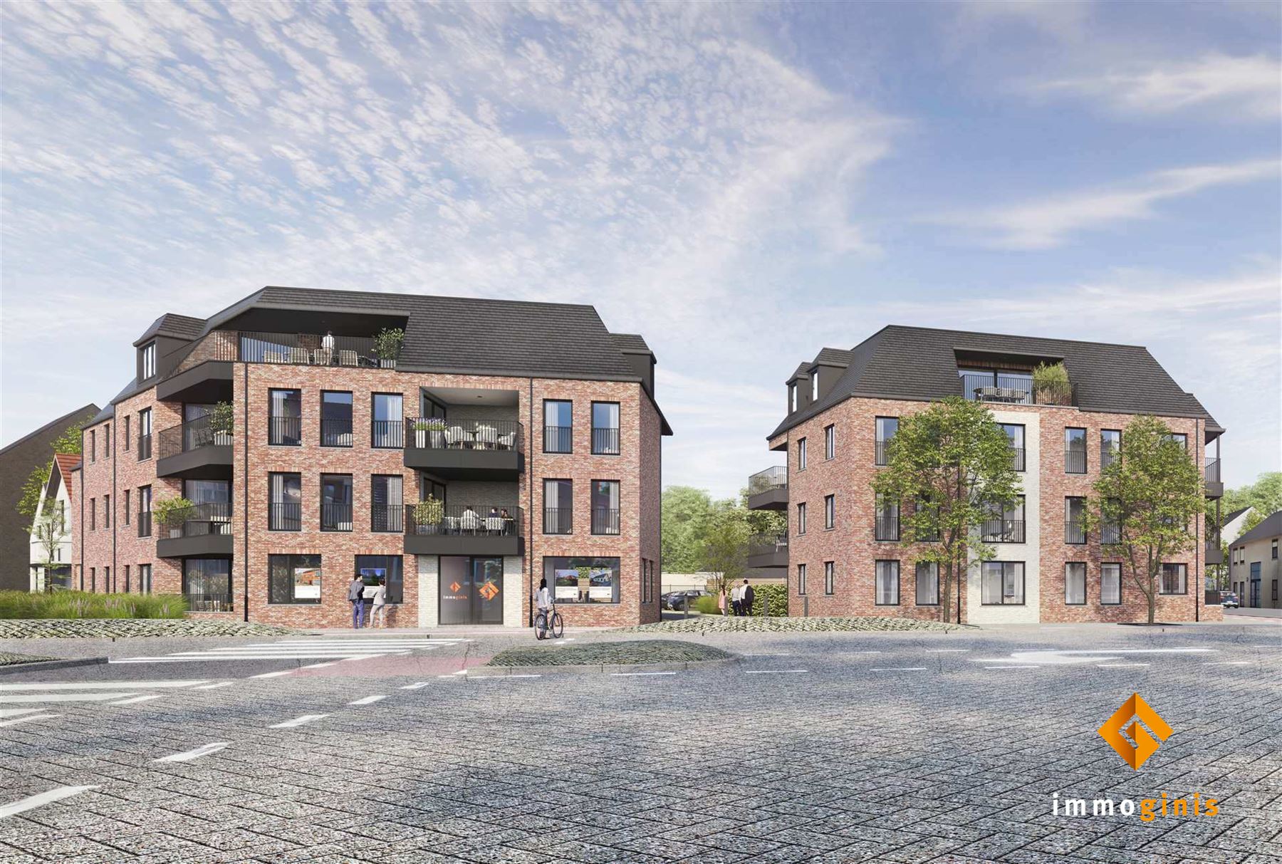 OPEN WERF! Aangepast voor mindervaliden/ouderen: appartement eerste verdieping met 2 slaapkamers en gezellig, overdekt terras.  - foto 3