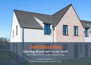 Binnenkort uw nieuwe energiezuinige thuis in een DOODLOPENDE STRAAT in Maldegem maken? Mis deze kans niet!<br /><br />Deze nieuwbouwwoningen zijn volledig instapklaar afgewerkt inclusief schilderwerken.<br /><br />De woningen scoren zeer goed qua energiezuinigheid (E-peil: 16) dankzij de GEOTHERMISCHE WARMTEPOMPEN met vloerverwarming op het gelijkvloers, ZONNEPANELEN, superisolerende beglazing, vloer- muur- en dakisolatie, ventilatie type D,…<br /><br />De keukens zijn voorzien van AEG kwaliteitstoestellen, composiet werkblad, .. .<br /><br />De woningen zijn gelegen op wandelafstand van verschillende supermarkten en vlakbij centrum Maldegem. Daarnaast is er een vlotte verbinding met Antwerpen via de N49 en met het binnenland via de E40 te Aalter.<br /><br />De leefruimtes en tuinen zijn allen zuid én zuidwest gericht, waardoor u steeds voldoende zon- en lichtinval geniet dankzij de grote schuiframen.<br /><br />Deze woning is de laatst beschikbare binnen dit project. Mis deze kans niet.<br /><br />Contacteer Bonne Vastgoed 7 op 7 via 050/73.73.73 of info@bonnevastgoed.be