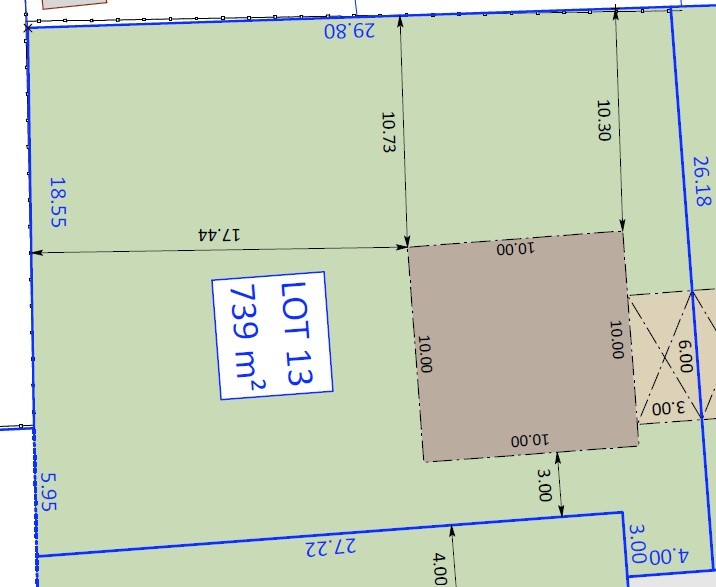Rustig gelegen bouwgrond voor open bebouwing ( 739m²) - foto 1