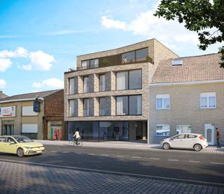 Te koop: modern handelspand in het centrum van Menen.Dit nieuwbouw handelspand ligt op een uitstekende locatie in Hof Gaston Boghemans, op...