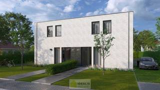 PRACHTIGE NIEUWBOUWWONING (GRONDAANDEEL €156.000 + 12% REGISTRATIERECHTEN EN CONSTRUCTIE €284.000 + 21% BTW) MET EEN HEERLIJK LICHTRIJKE WOONKAMER...