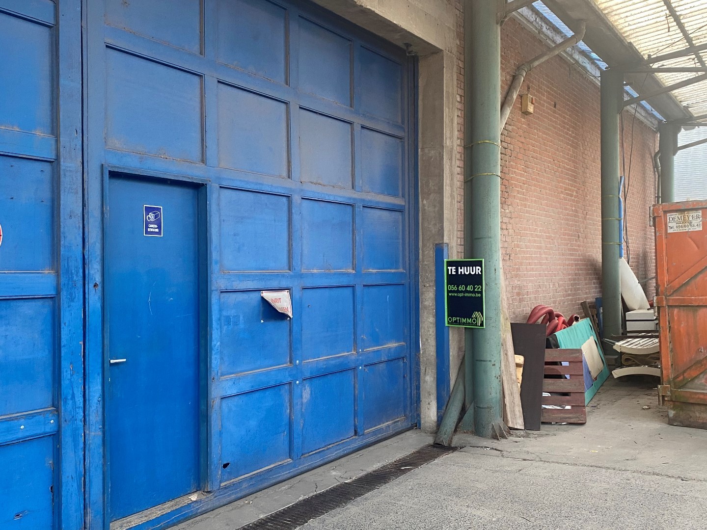 Opslagruimte met kantoor te huur in Wakken – 292 m² - foto 1