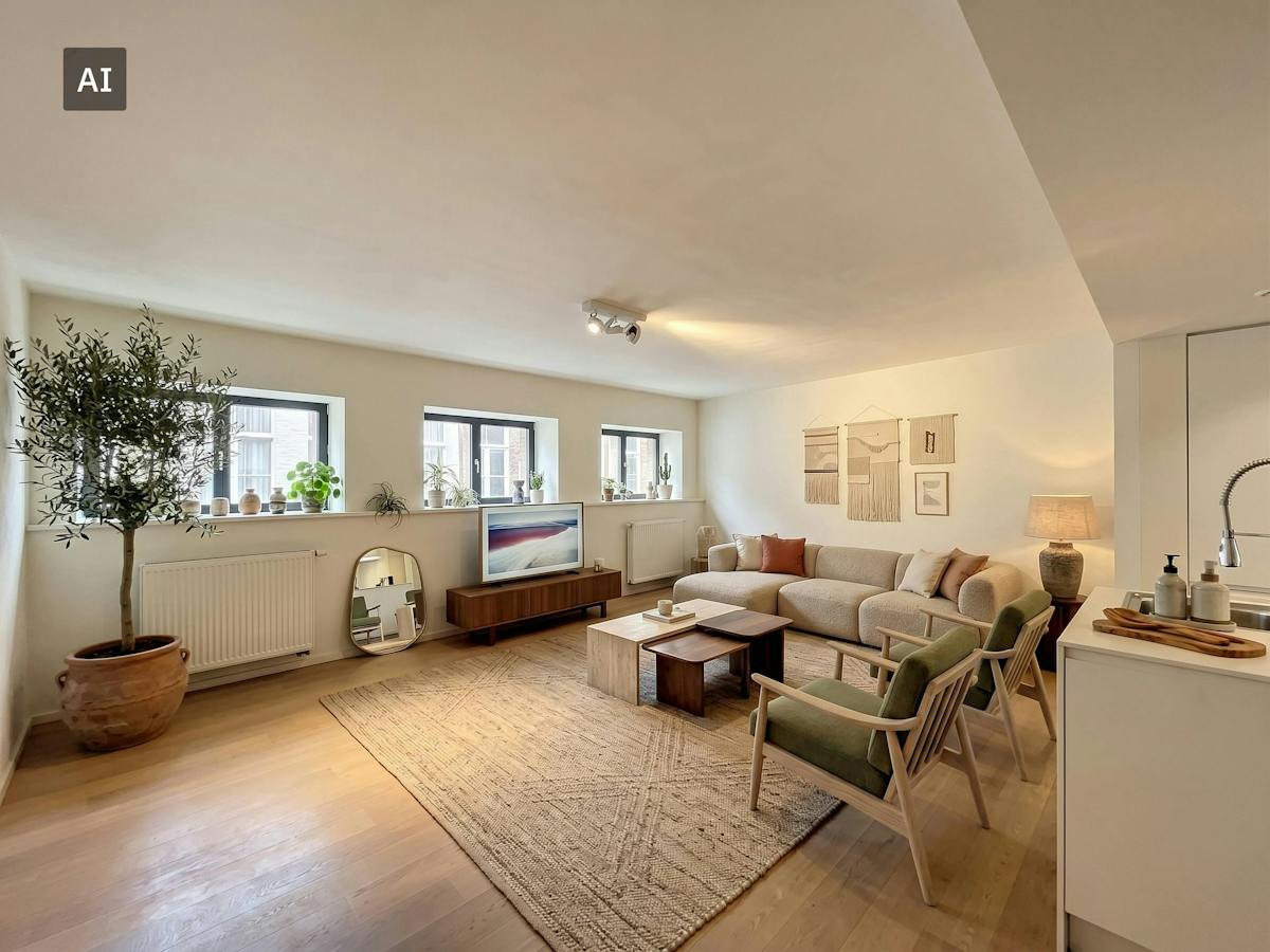 Appartement lumineux et prêt à emménager (107 m²) avec terrasse et parking au cœur de Bruges. - photo 3