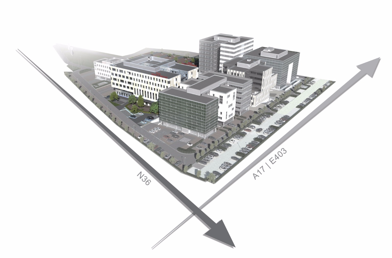 <p><strong><span><span>Kantoorruimte 266 of 532m2 met grote visibiliteit!</span></span></strong></p> - foto 2