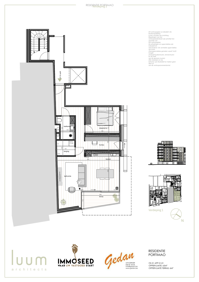 Appartement à vendre à Ostende avec 1 chambre - photo 2