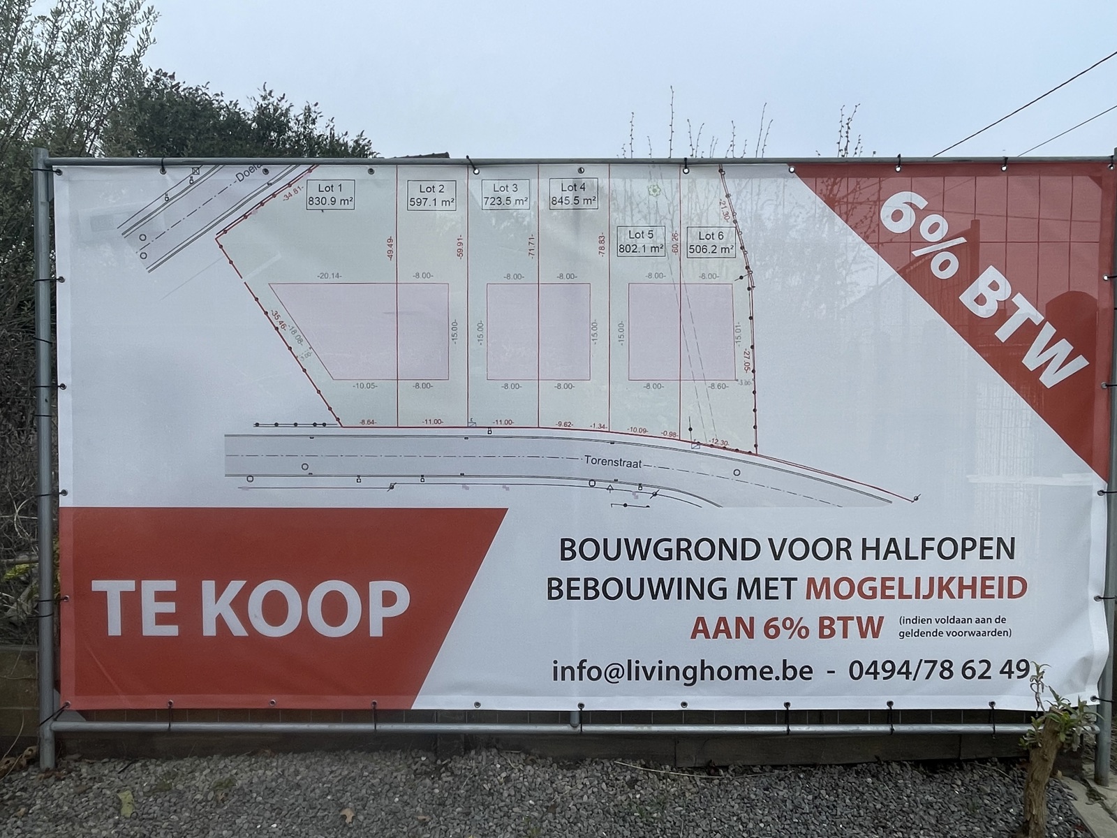 Bouwgrond voor HOB met Z-W oriëntie. - foto 2