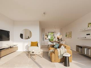 <br />Danneels bouwt deze halfopen bebouwing in moderne stijl in onze toekomstgerichte nieuwbouwproject ‘Bosveld’ in Aalst. Een residentiële en groene woonlocatie, dicht bij het stadscentrum en alle voorzieningen.  <br /><br />De woning is rustig gelegen, middenin een mooie parktuin en is bijzonder functioneel ingedeeld. Zithoek, eetkamer en keuken vormen een mooi geheel dat optimaal in verbinding staat met de zuid gerichte tuin en het terras.<br /><br />Op de verdieping hebben we drie slaapkamers, een badkamer, berging en een apart toilet. Bij de woning hoort ook een buitenberging, een autostaanplaats en een fietsenberging.<br /><br />Een geothermische warmtepomp, vloerverwarming, zonnepanelen en een ventilatiesysteem met warmterecuperatie zijn standaard voorzien en dat is goed nieuws voor jouw energiefactuur.<br /><br />Danneels realiseert deze woning sleutel-op-de-deur voor jou met een vaste totaalprijs en oplevertermijn.