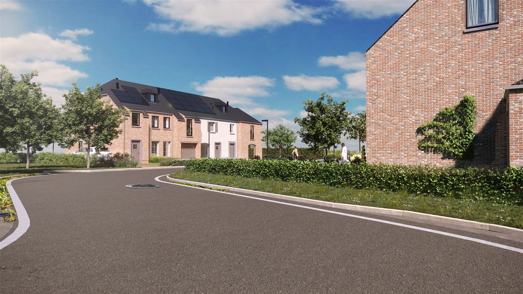 NIEUWBOUWWONING MET 3 SLAAPKAMERS UITERST CENTRAAL DOCH RUSTIG GELEGEN TE ZONHOVEN - foto 2