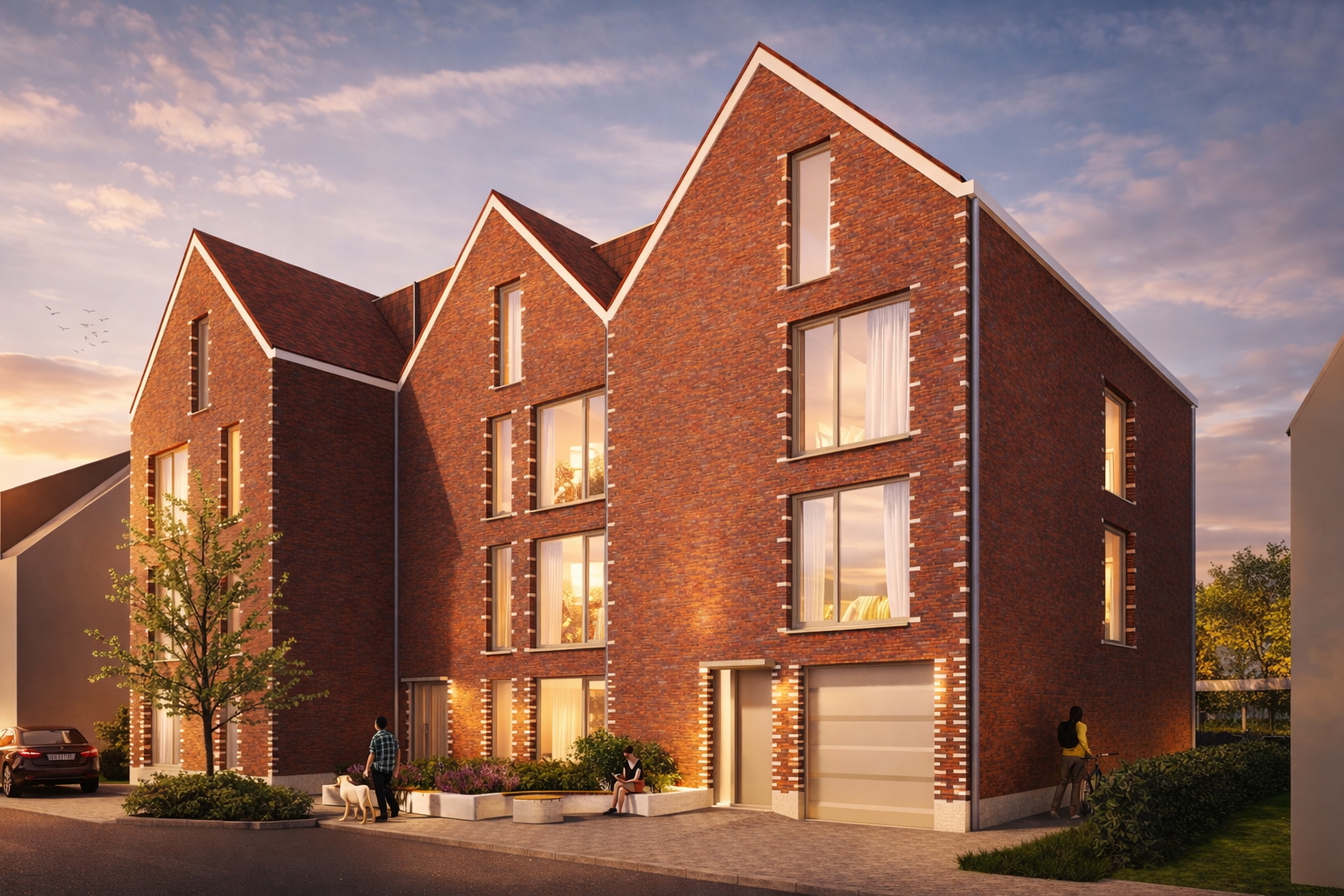 Nieuwbouwappartementen met terras in Mechelen - foto 1