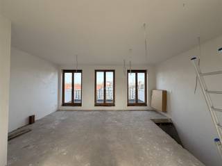 ANTWERPEN - 't Zuid: Casco duplex-penthouse met 2 slaapkamers en 2 terrassen en zijdelings Scheldezicht Gelegen tussen de Waalse Kaai en de...