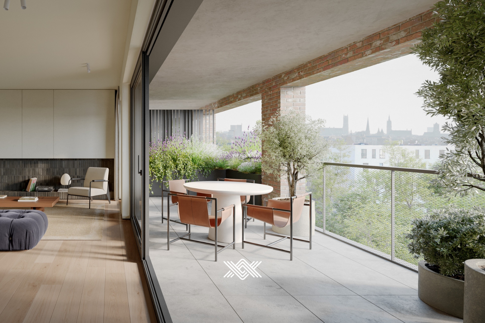 Riant appartement met 4 slaapkamers en zonneterras met zicht op nieuw stadstuin - photo 3